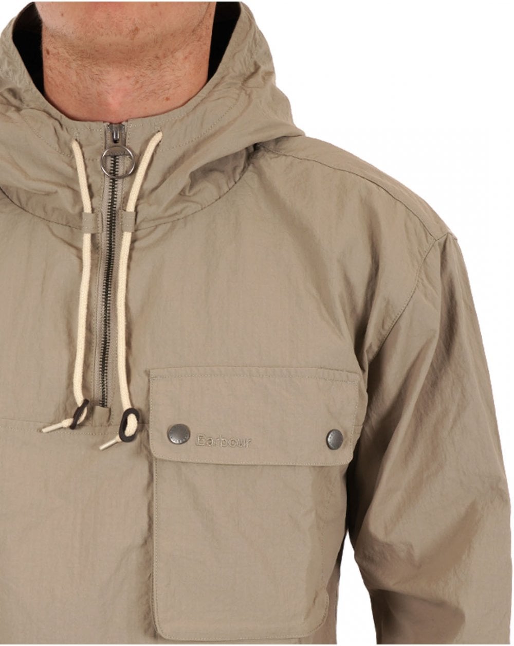 Barbour Durham Hooded OH Jacke Beton