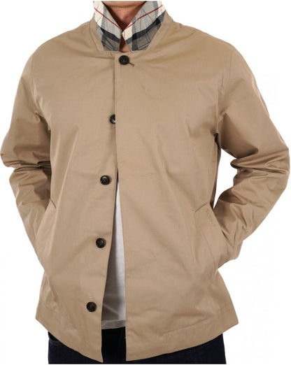 Barbour – Kurze, wasserdichte Rokig-Jacke in verwaschenem Stein