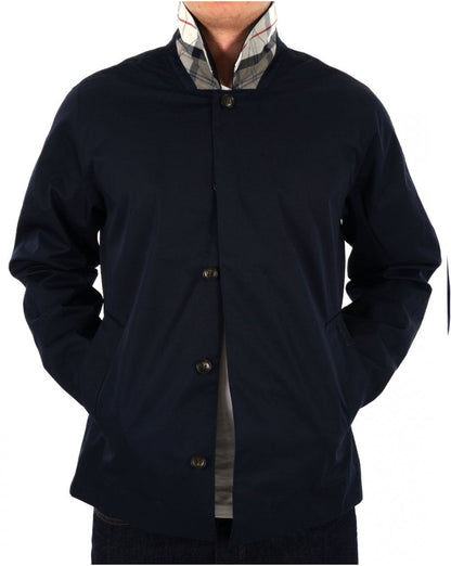 Barbour Kurze Rokig Wasserdichte Jacke Marineblau