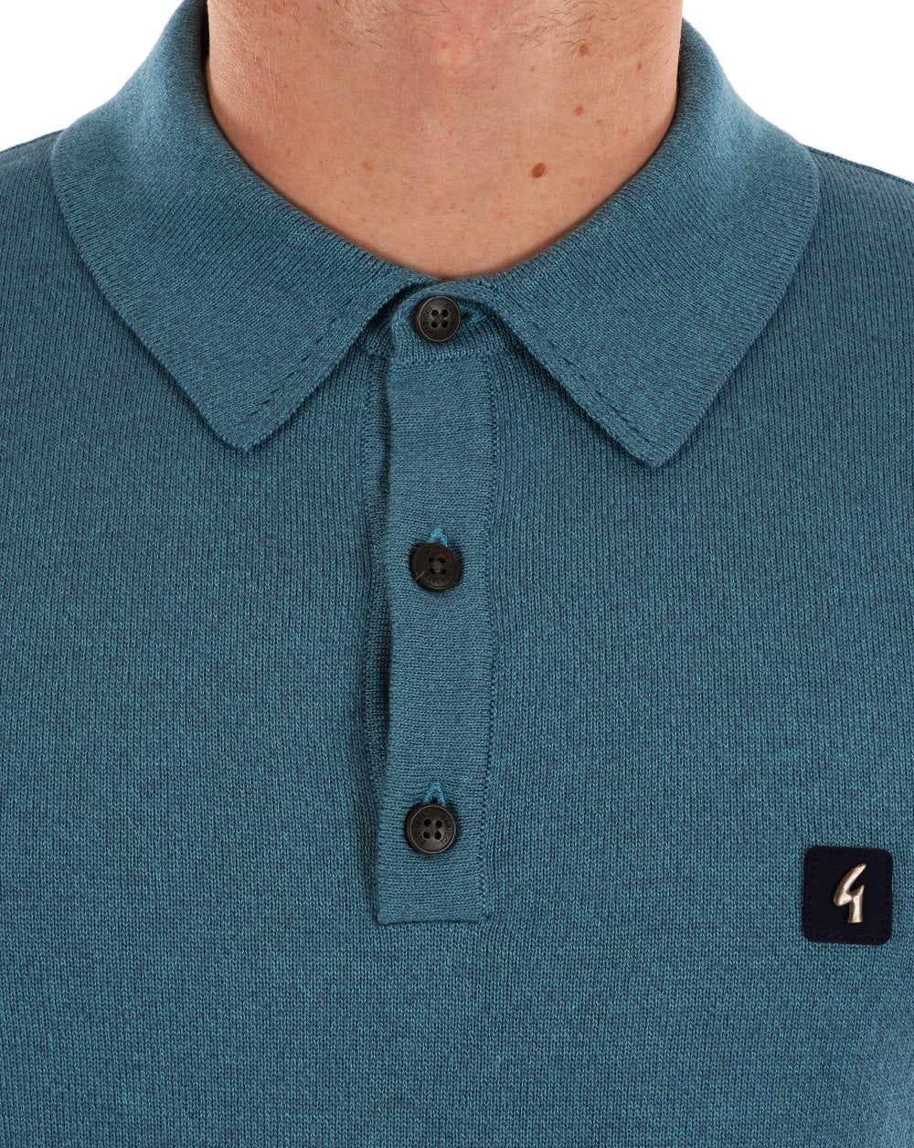Gabicci Vintage Jackson Strickpolo Blaugrün