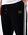 Sergio Tacchini Masters Velour Track Pants Black/Grey