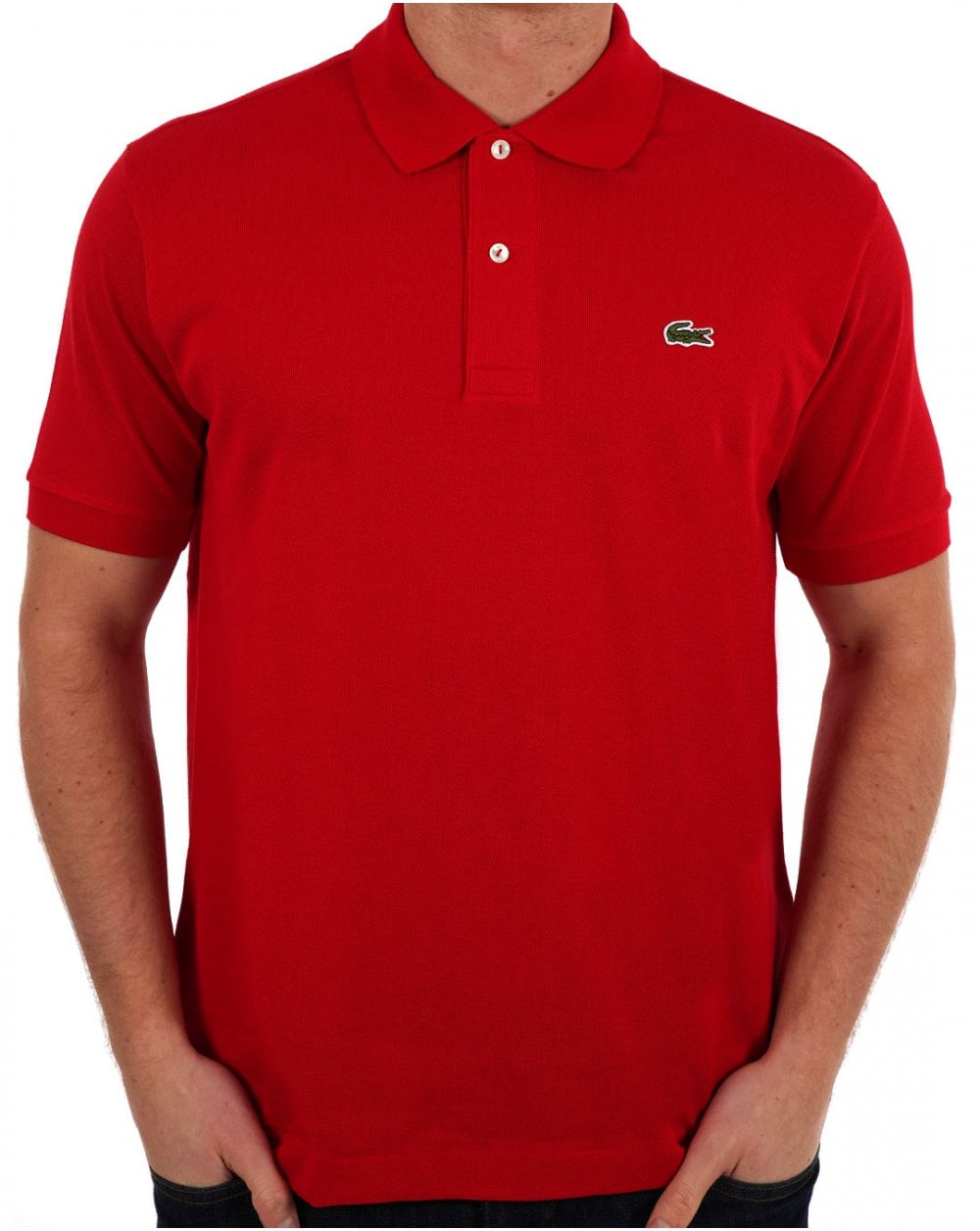 Lacoste Klassisches Poloshirt Rot