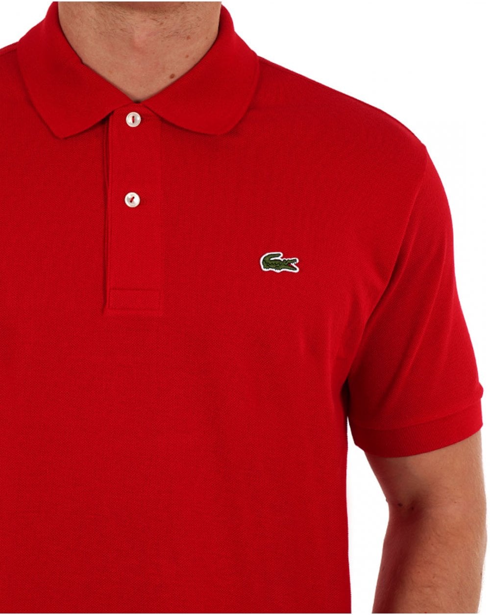 Lacoste Klassisches Poloshirt Rot