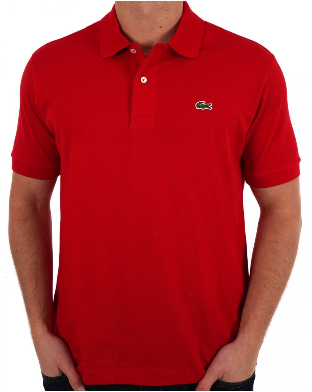 Lacoste Klassisches Poloshirt Rot
