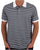 Lacoste Fine Stripe Polo Shirt White/Navy