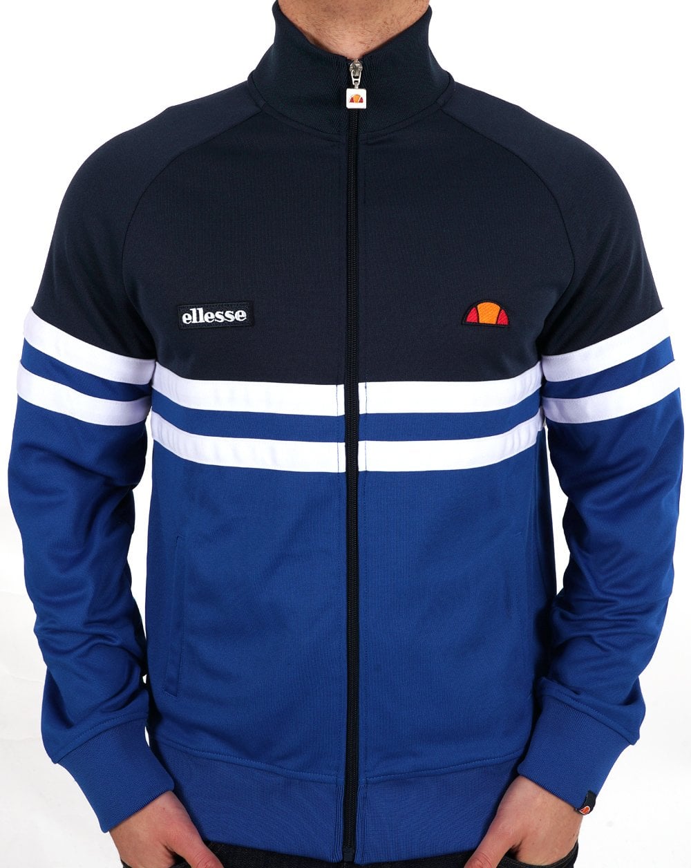 Ellesse Rimini Bex Trainingsjacke Marineblau/Weiß