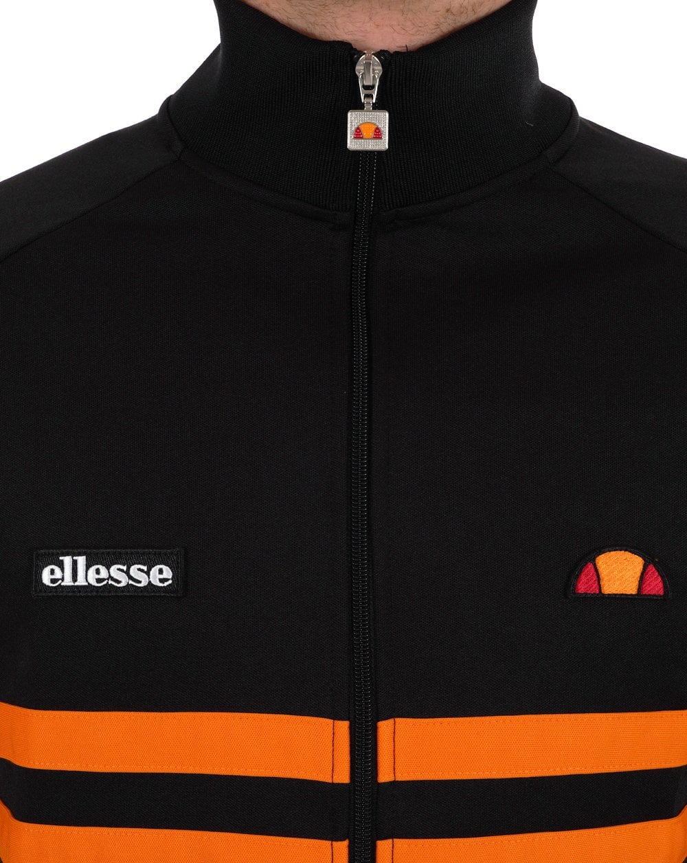 Ellesse Rimini Trainingsjacke Schwarz/Orange