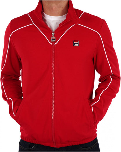 Fila Vintage Noble Trainingsjacke Rot Weiß