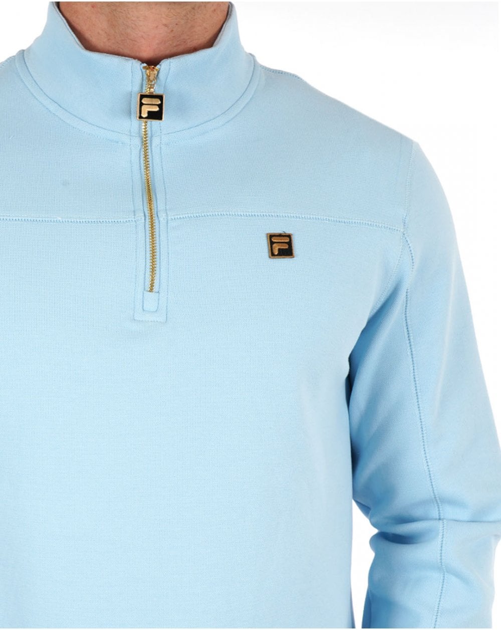 Fila Gold Half Zip Sweatshirt Himmelblau