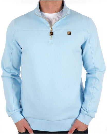 Fila Gold Half Zip Sweatshirt Himmelblau