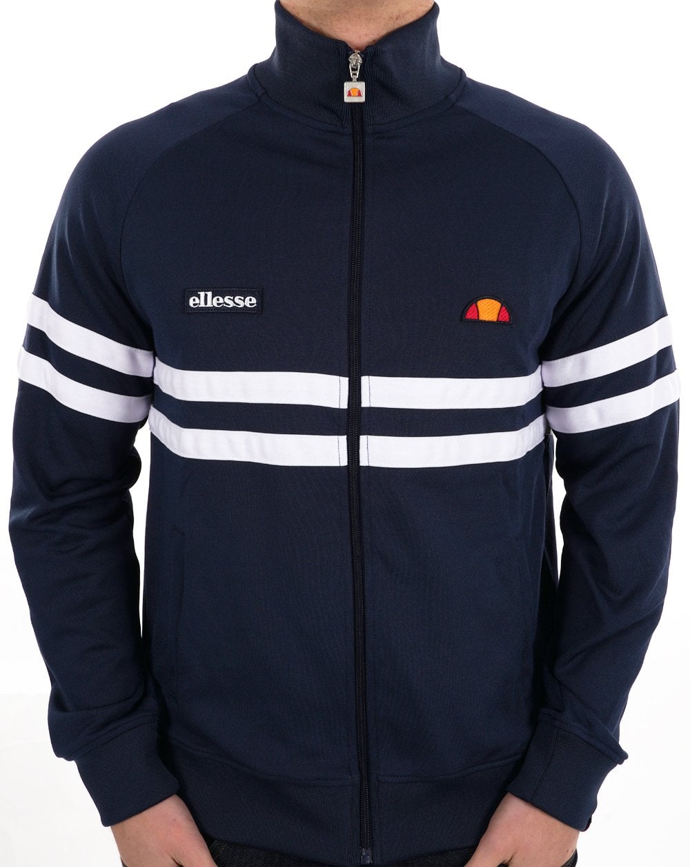 Ellesse Rimini Trainingsjacke Marineblau/Weiß