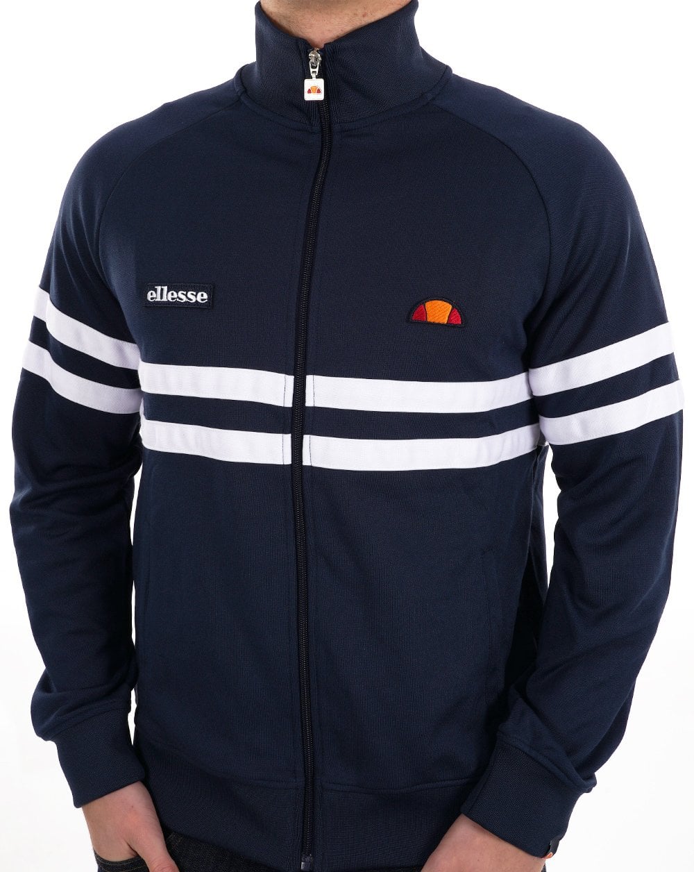 Ellesse Rimini Trainingsjacke Marineblau/Weiß
