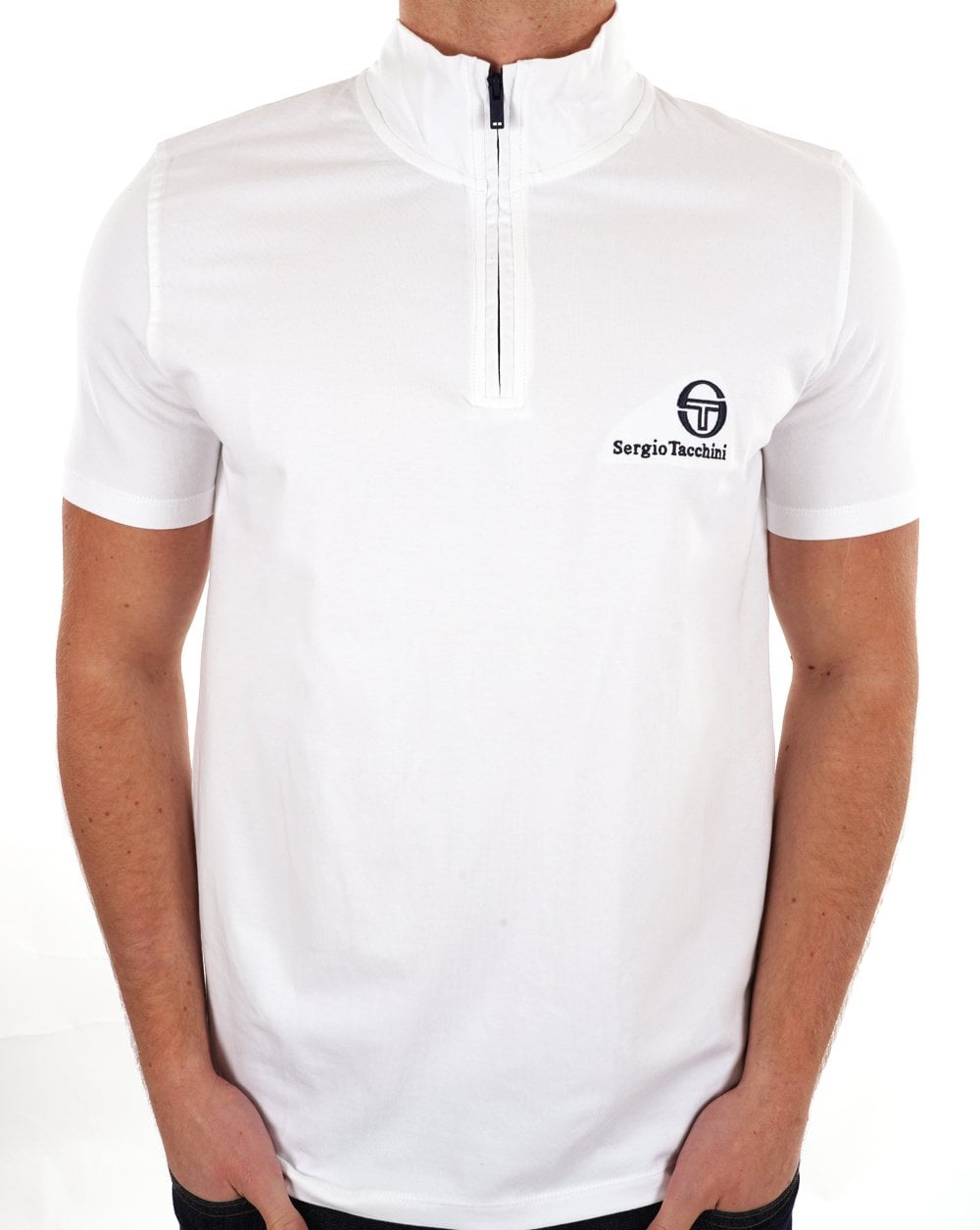 Sergio Tacchini Daytone 1/4 Zip Top Weiß