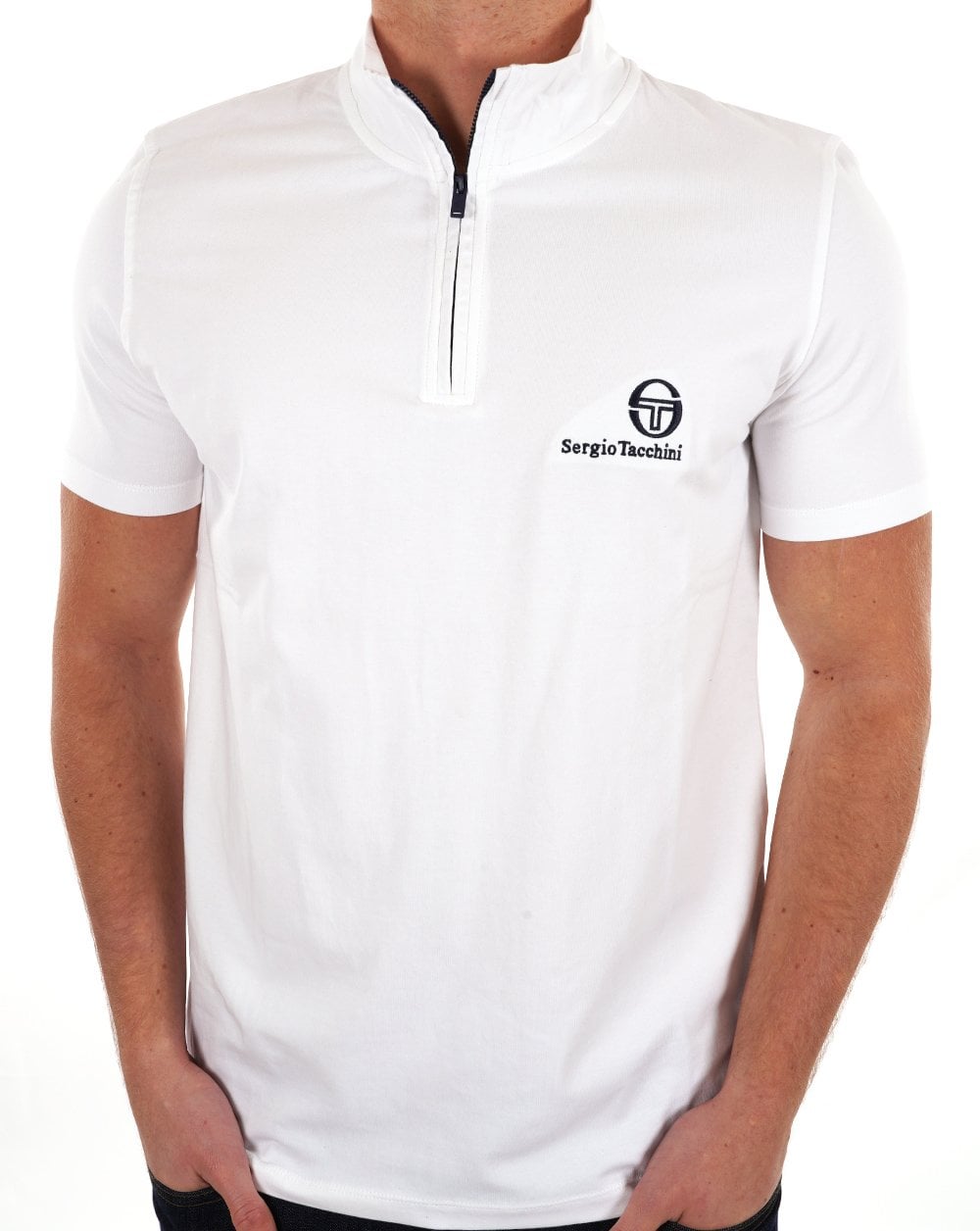 Sergio Tacchini Daytone 1/4 Zip Top Weiß