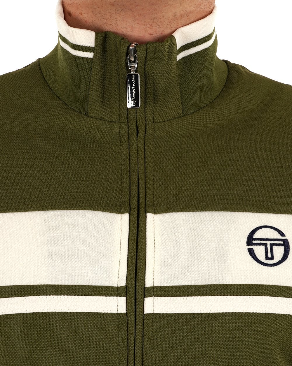 Sergio Tacchini Masters Trainingsjacke Khaki Gardenia