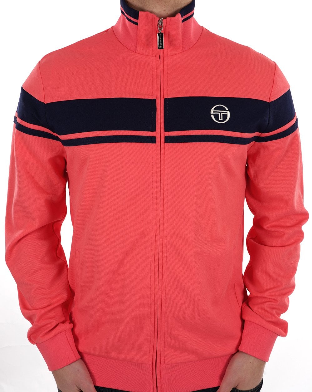 Sergio Tacchini Masters Trainingsjacke Tiefes Koralle / DK Navy