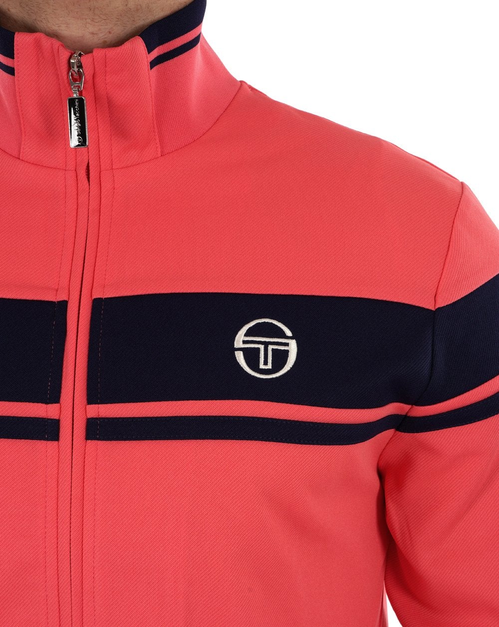 Sergio Tacchini Masters Trainingsjacke Tiefes Koralle / DK Navy