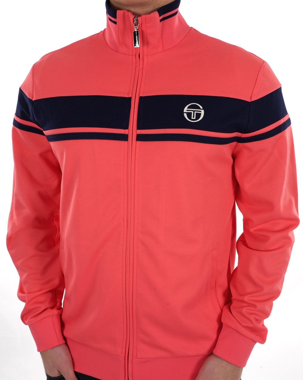 Sergio Tacchini Masters Trainingsjacke Tiefes Koralle / DK Navy