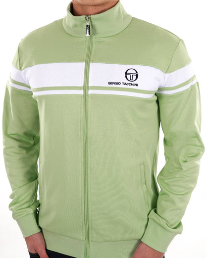 Sergio Tacchini Masters Trainingsjacke Hellgrün Weiß