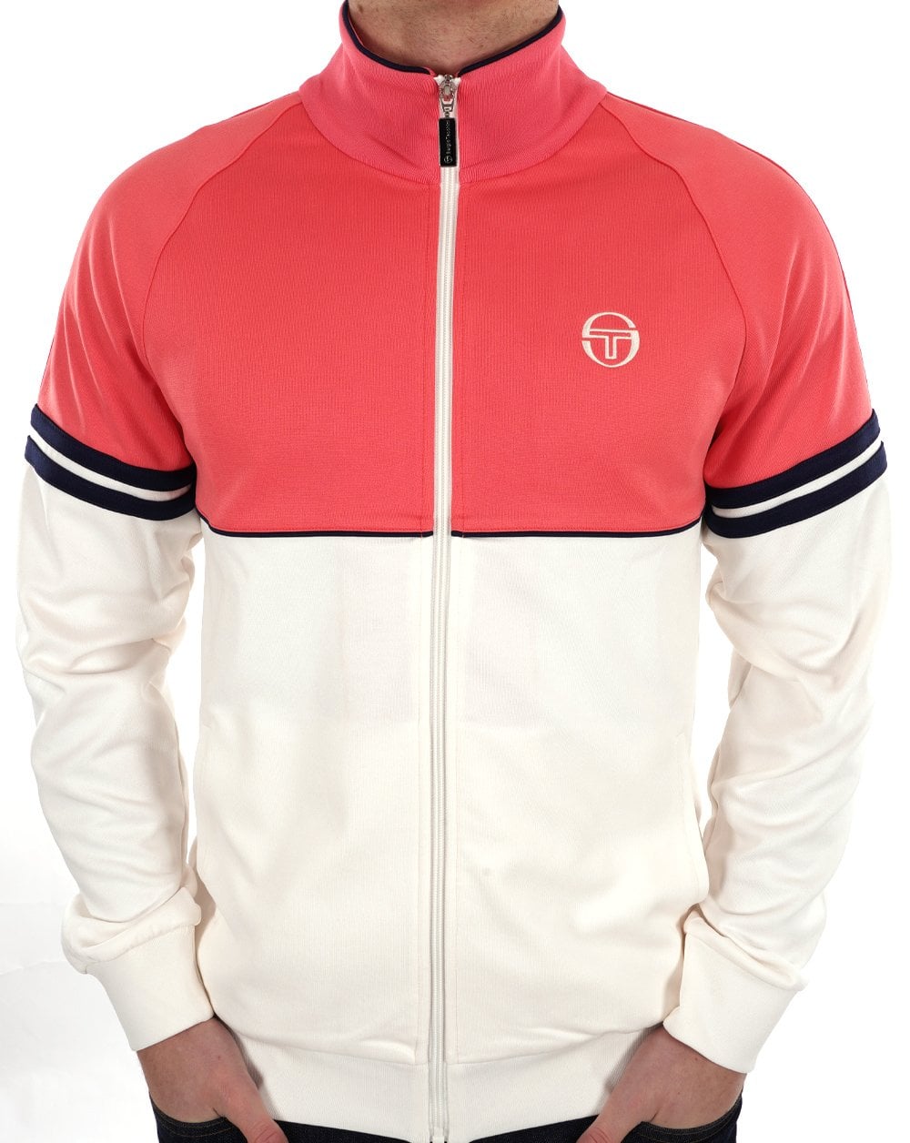 Sergio Tacchini Orion Trainingsjacke Deep Coral Gardenia