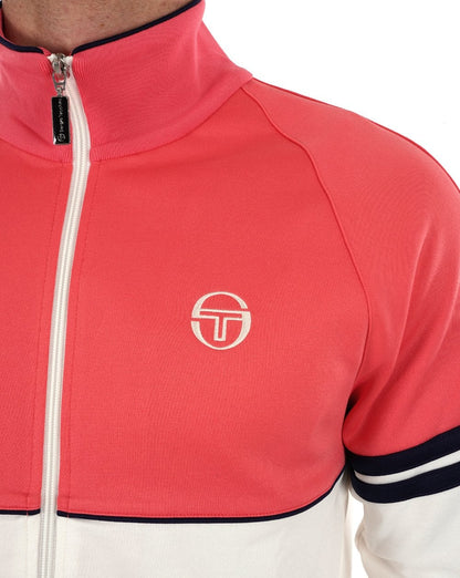 Sergio Tacchini Orion Trainingsjacke Deep Coral Gardenia