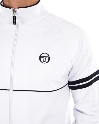Sergio Tacchini Orion Davis Trainingsjacke Weiß/Marineblau