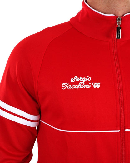 Sergio Tacchini Orion Davis Trainingsjacke Rot Weiß