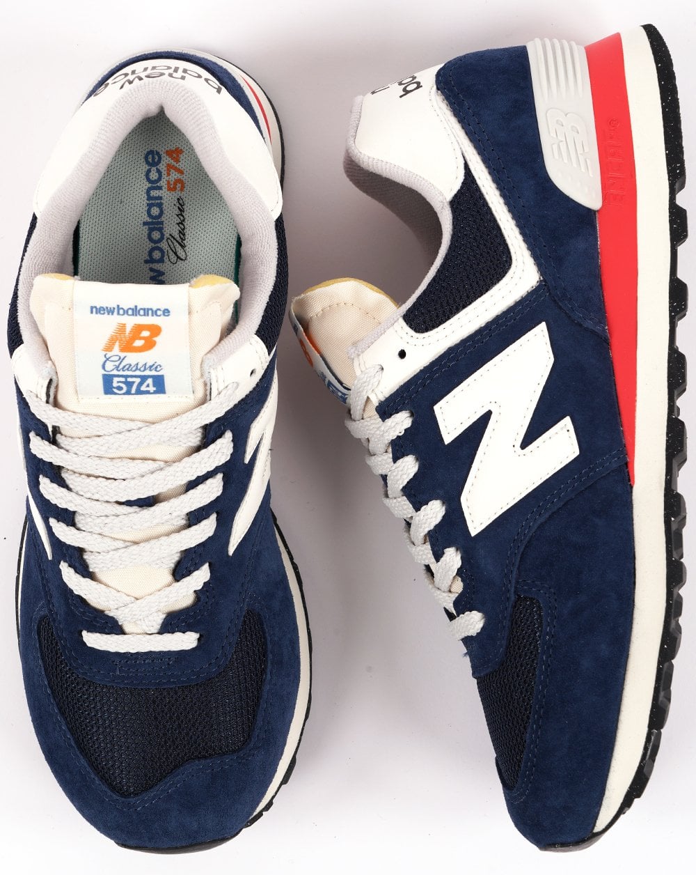 New Balance – Classic 574 – Marineblaue Turnschuhe