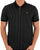 Fila Gold Patton Stripe Polo Black/Egret