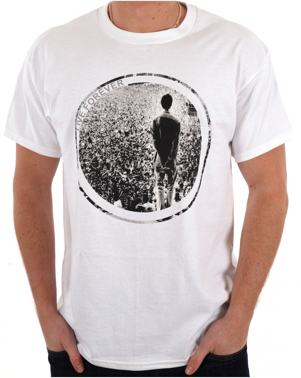 Live Forever T-Shirt Weiß