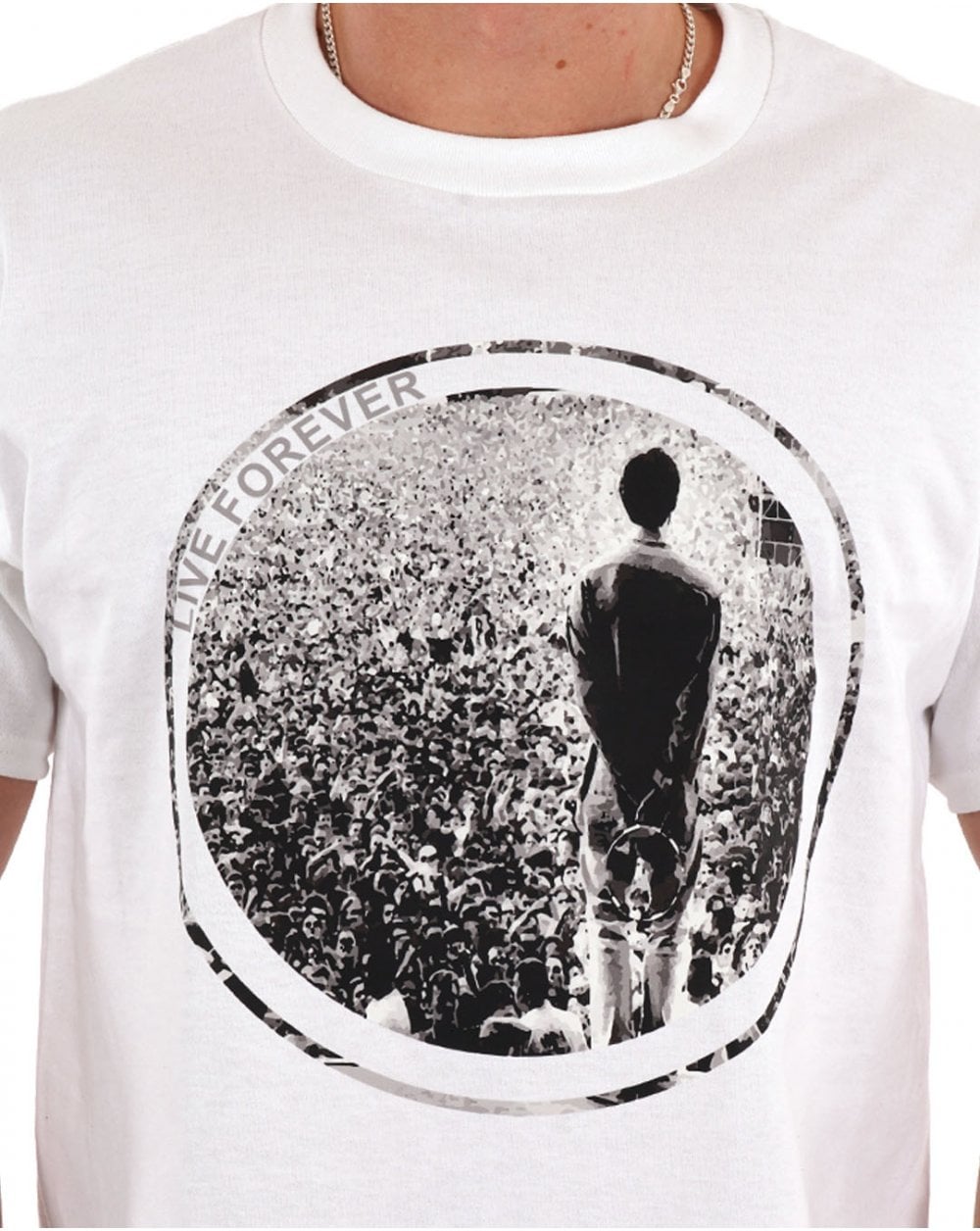 Live Forever T-Shirt Weiß