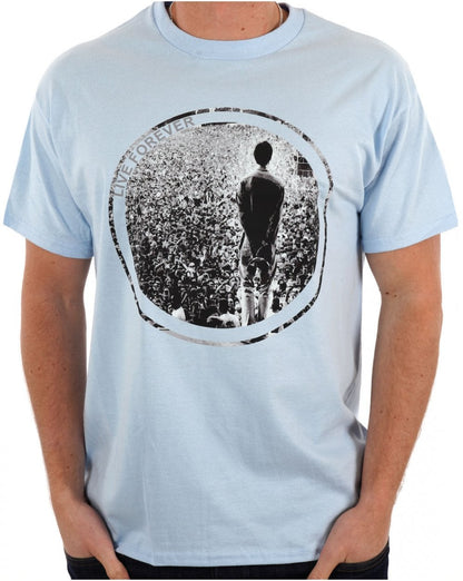 Live Forever T-Shirt Himmelblau