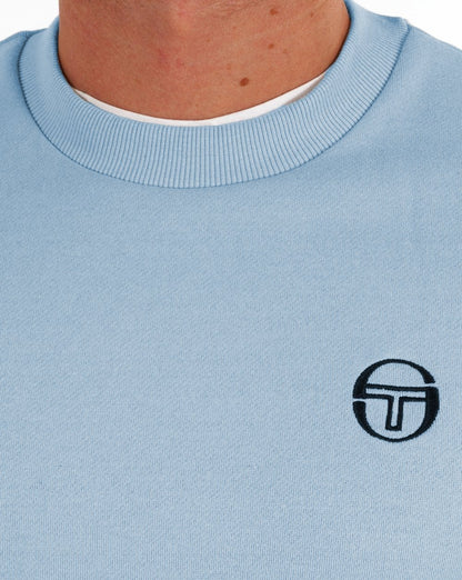 Sergio Tacchini Logo Sweat Himmel/Weiß