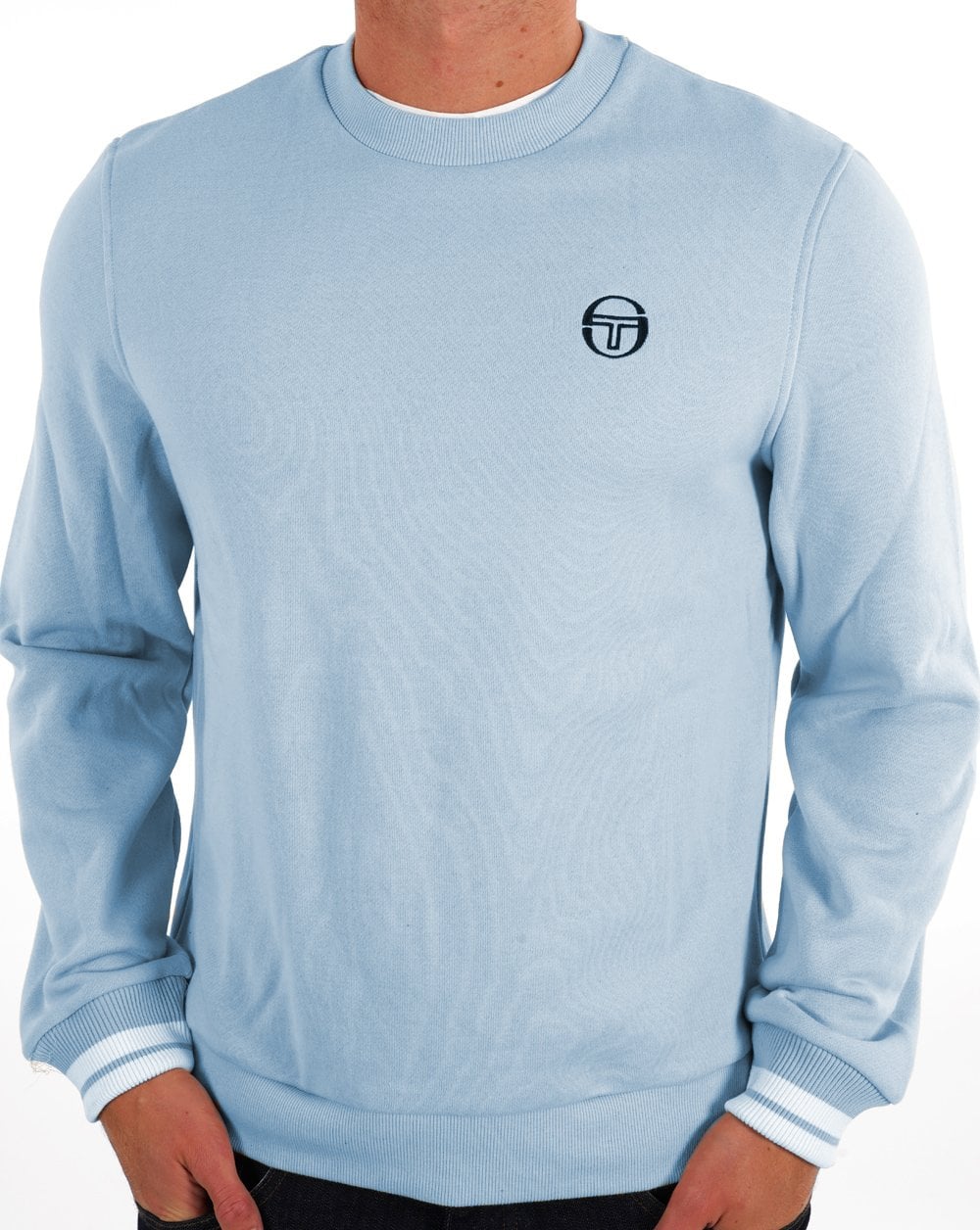 Sergio Tacchini Logo Sweat Himmel/Weiß