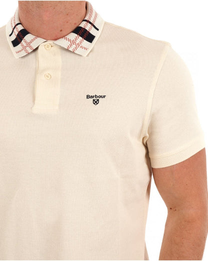 Barbour Trematon Poloshirt Antikweiß