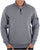 Barbour International Ewan Half Zip Funnel Neck Sweat Washed Blue