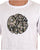 Pretty Green Aquarelle Paisley Applique Logo T Shirt White