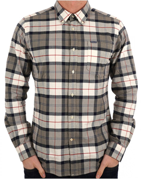 Barbour Lewis Tailored Shirt Bleached Pine Tartan