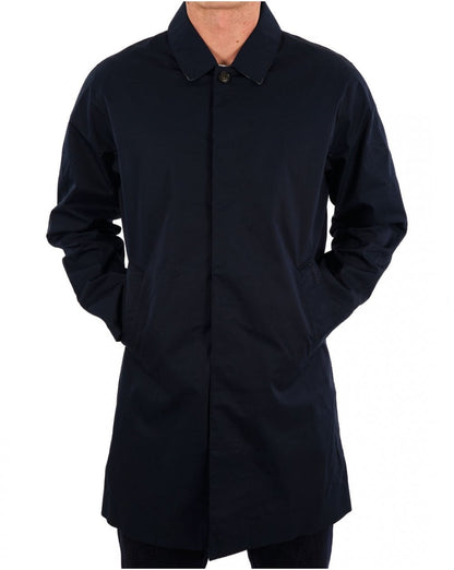 Barbour Rokig Wasserdichter Regenmantel, Marineblau
