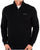 Barbour International Essential Half Zip Sweat Black/Pewter