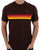 Trojan Retro Stripe Pique T-shirt Chocolate