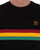 Trojan Retro Stripe Pique T-shirt Black