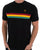 Trojan Retro Stripe Pique T-shirt Black