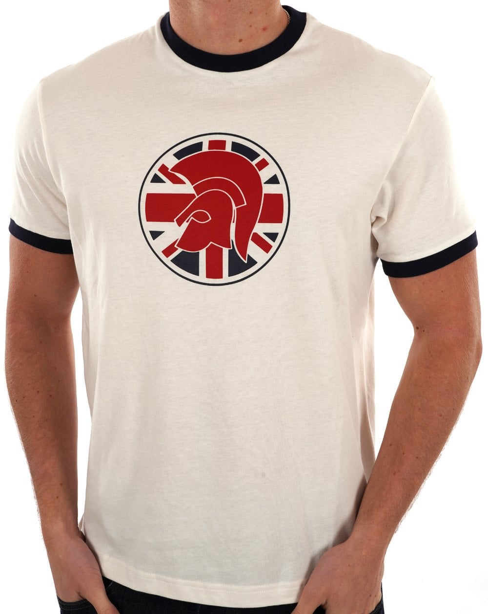 Trojanisches Flaggen-Logo-T-Shirt Union