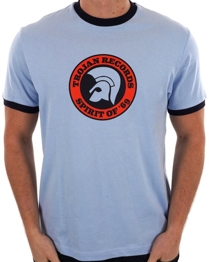 Trojan Spirit Of 69 T-Shirt Puderblau