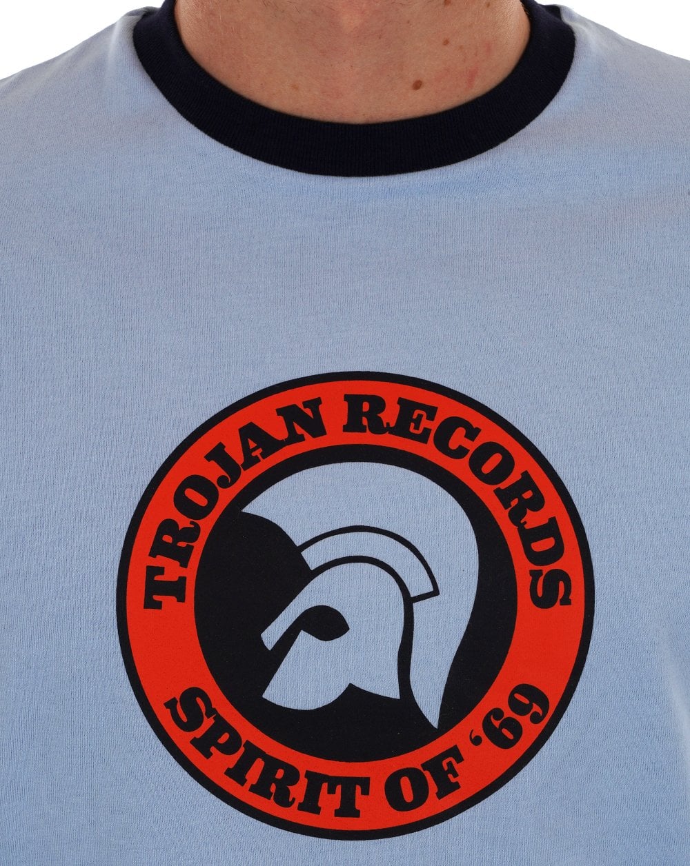 Trojan Spirit Of 69 T-Shirt Puderblau