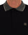 Trojan Jacquard Collar Polo Black