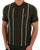 Trojan Raised Stripe Fine Gauge Knit Polo Army