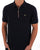 Trojan Ottoman Chrome Zip Polo Navy