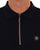 Trojan Ottoman Chrome Zip Polo Navy